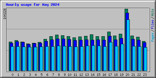 Hourly usage for May 2024