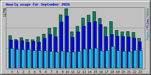 Hourly usage for September 2026